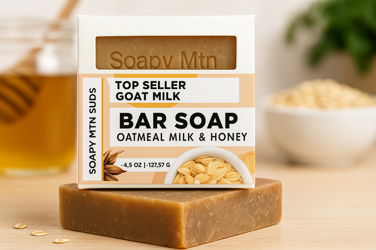 Oatmeal Milk & Honey – Handcrafted Bar Soap
