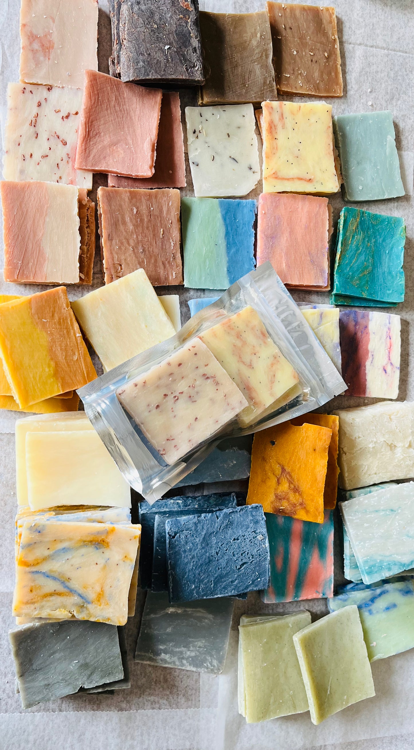 Soap Slivers – Handcrafted Soap Sampler Bag (10+ oz)