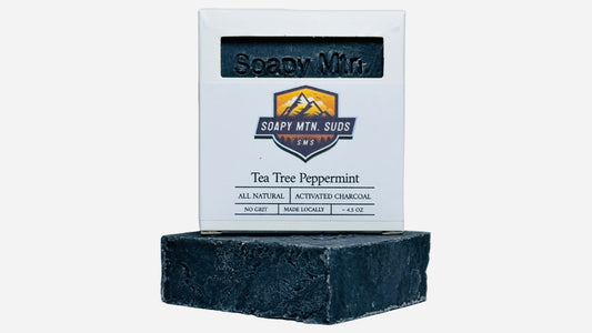 Tea Tree Peppermint Activated Charcoal Handcrafted Soap