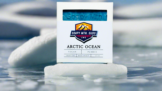 Arctic Ocean Exfoliating Soap – Handcrafted with Ground Pumice for Refreshing Cleanse