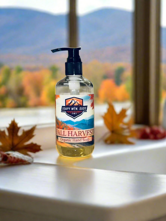 Fall Harvest Organic Hand Soap | Natural, Spice Scent | Moisturizing