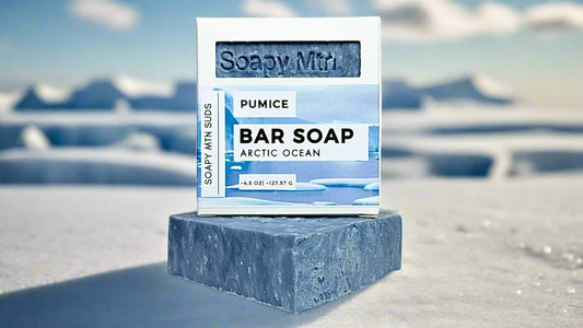 Arctic Ocean Exfoliating Soap – Handcrafted with Ground Pumice for Refreshing Cleanse