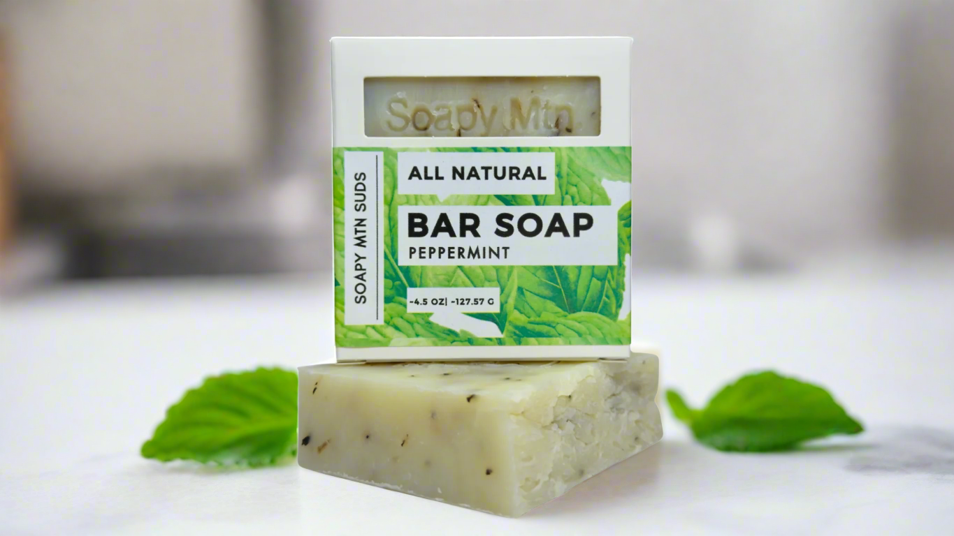 Peppermint Handcrafted Soap | Refreshing & All-Natural Skincare