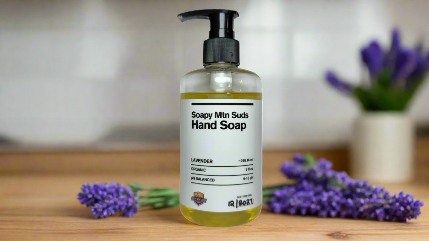 Lavender Organic Liquid Hand Soap – Calming & Soothing