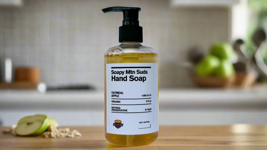 Organic Oatmeal Apple Hand Soap - Gentle, Nourishing & Natural