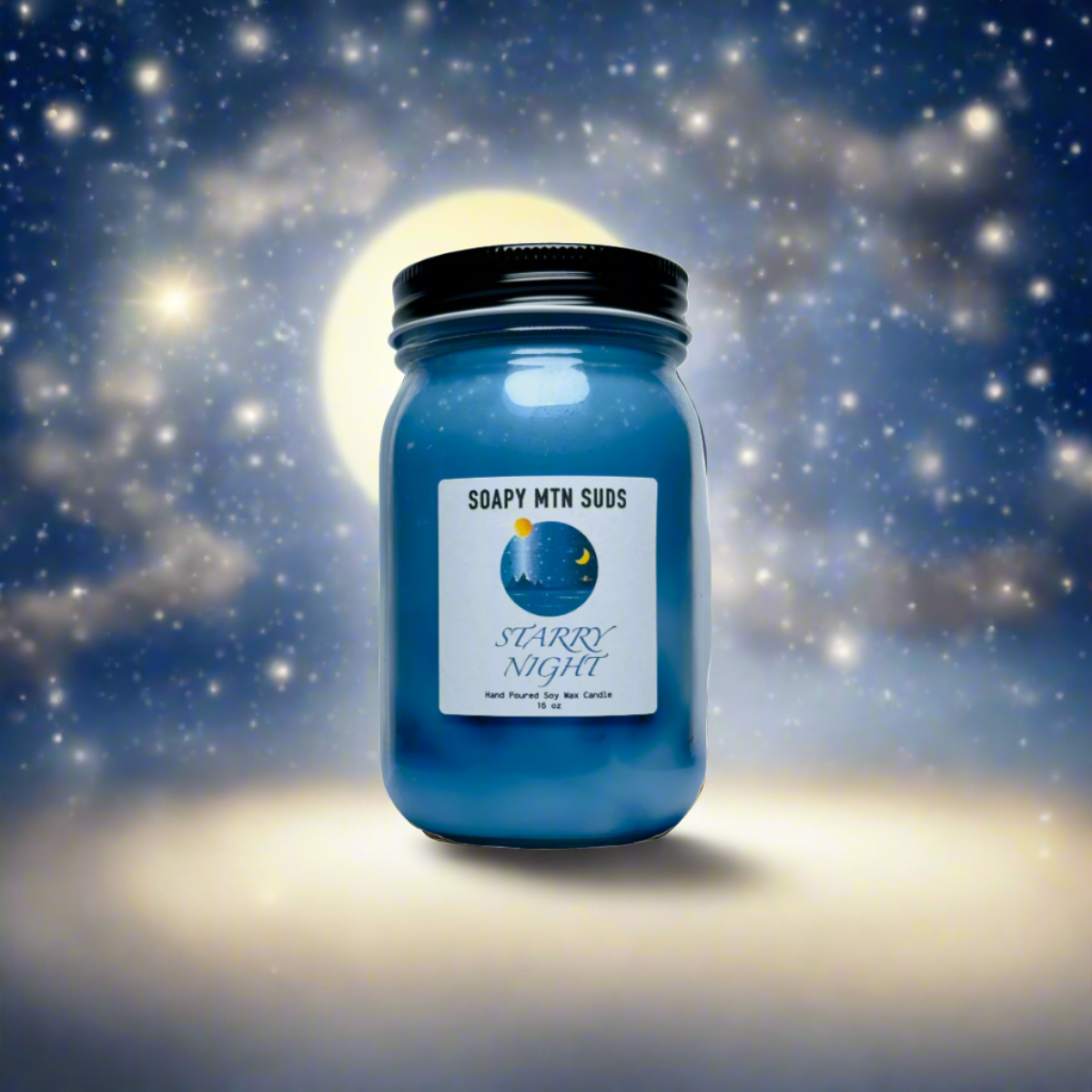 Starry Night Mason Jar Candle 16oz