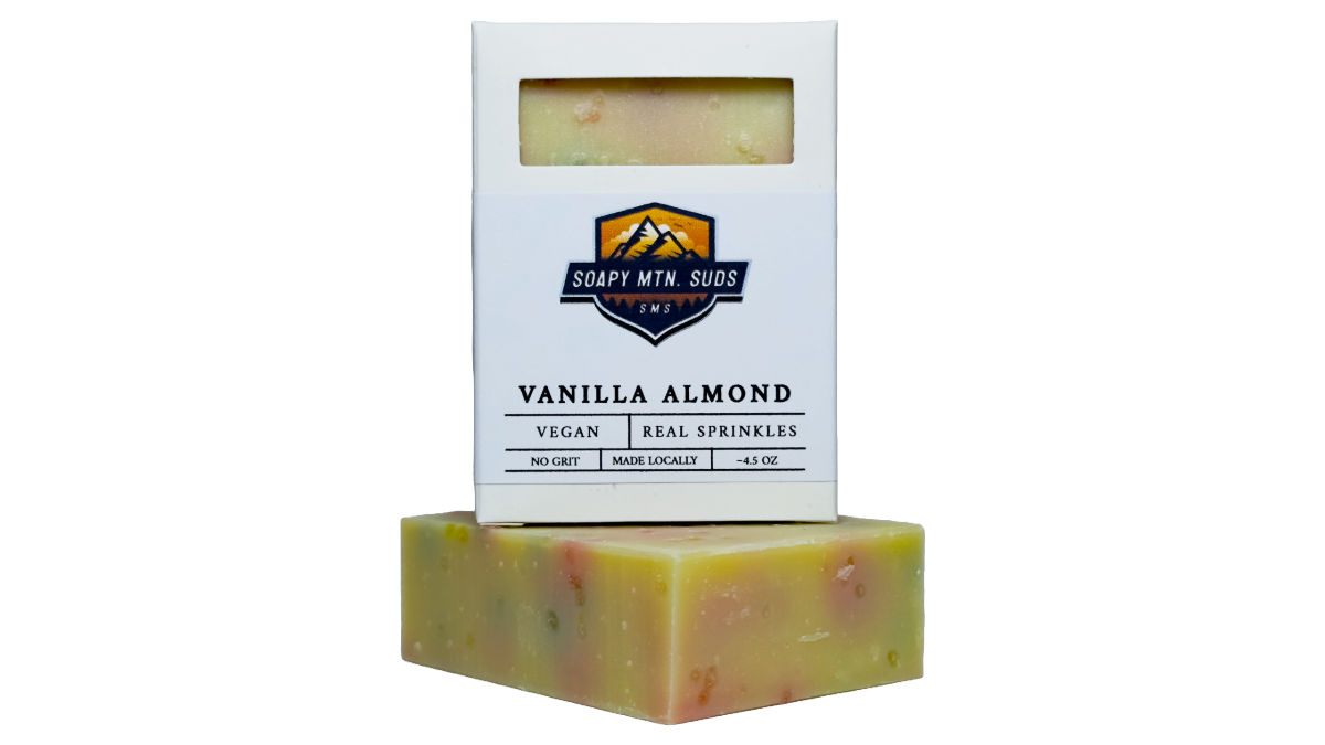 Vanilla Almond w/ Real Sprinkles Handcrafted Soap