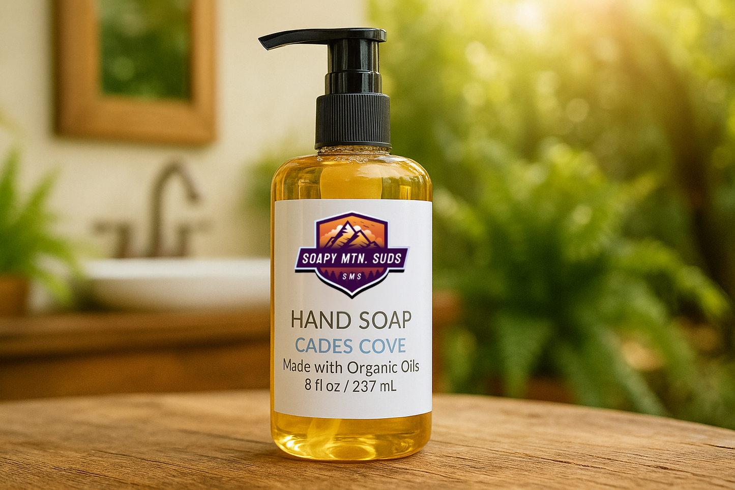 Cades Cove – Organic Liquid Hand Soap | Smoky, Earthy & Mountain Fresh for All