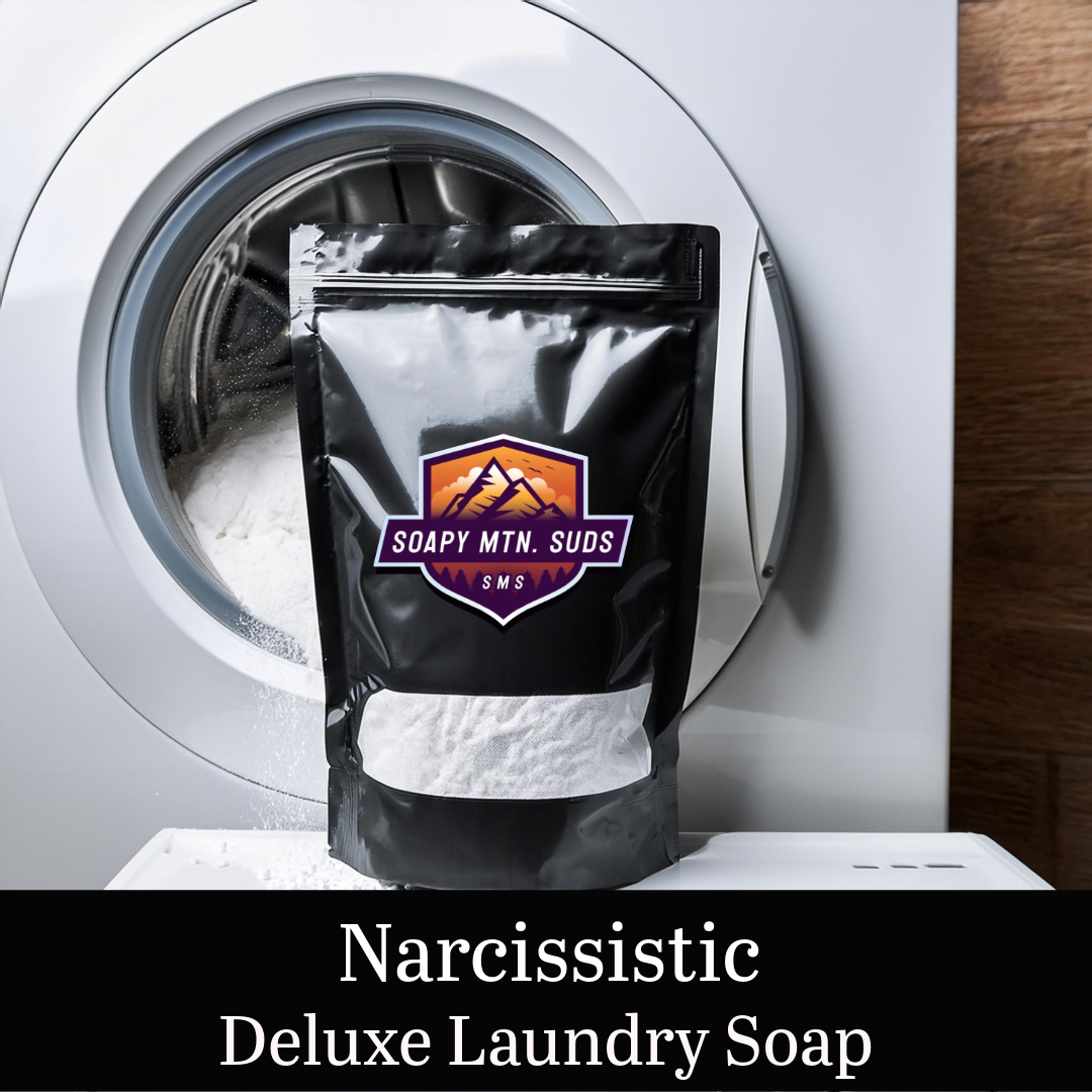 Narcissistic Laundry Soap –Soapy Mtn Suds Premium Formula for Long-Lasting Freshness & Gentle Clean | Invigorating Scent