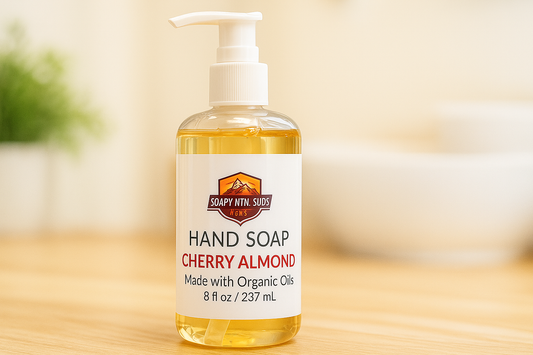 Cherry Almond – Organic Liquid Hand Soap | Sweet, Thick & Naturally Nourishing