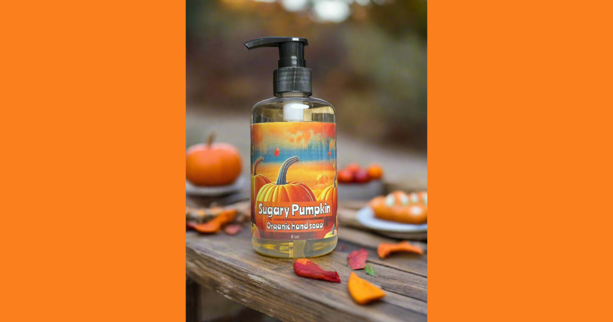 Sugary Pumpkin Organic Hand Soap | Nourishing & Eco-Friendly Cleanser