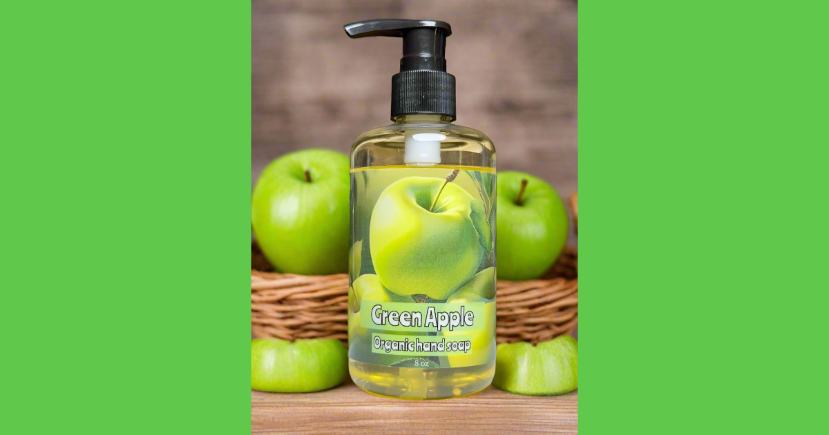 Green Apple Organic Hand Soap – Refreshing & Nourishing Liquid Cleanser