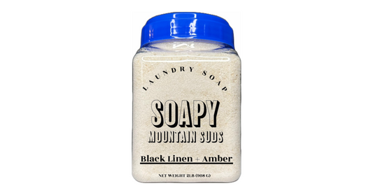 Black Linen & Amber Laundry Soap