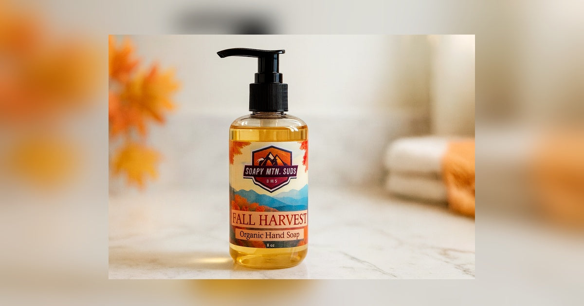 Fall Harvest Organic Hand Soap | Natural, Spice Scent | Moisturizing