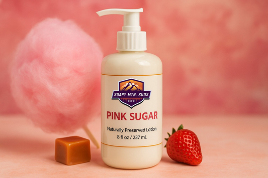 Pink Sugar Natural Lotion – Sweet. Smooth. Dangerously Soft.
