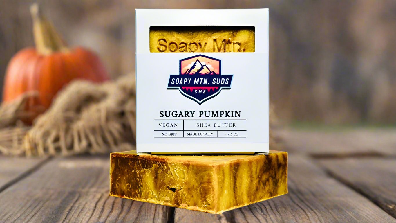 Sugary Pumpkin Handcrafted  Soap | Natural Fall-Inspired Artisan Cleanser