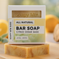Soapy Mtn Suds Citrus Cedar Sage Bar Soap – handcrafted cold process soap with bright citrus, grounding cedarwood, and herbal sage notes, made with natural oils for a refreshing, earthy clean.