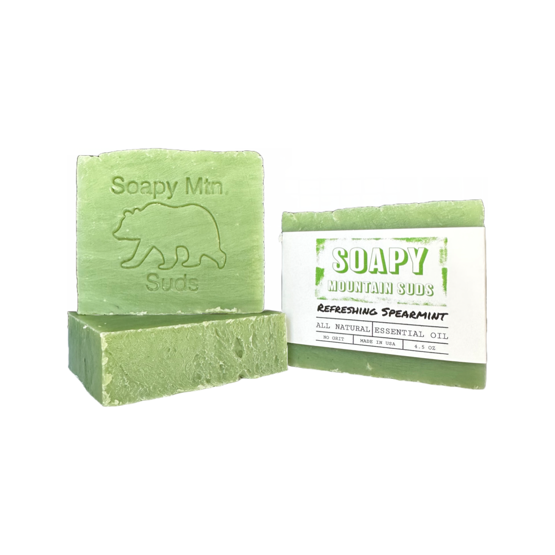 Refreshing Spearmint Handcrafted Soap